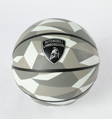 LAMBORGHINI SIZE RUBBER BASKETBALL - GREY