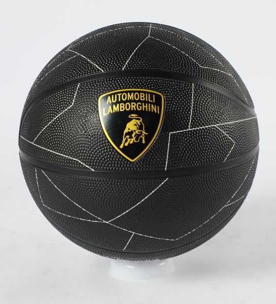 LAMBORGHINI SIZE 7 RUBBER BASKETBALL - BLACK