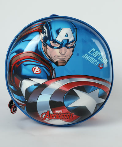 MARVEL CAPTAIN AMERICA ROUND SHAPE HARDSHELL BAG