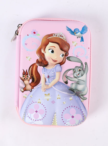 DISNEY SOFIA STATIONERY CASE HARDSHELL EMBOSSED