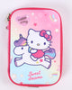 HELLO KITTY STATIONERY CASE HARDSHELL EMBOSSED