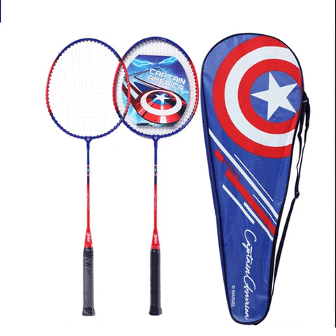 MARVEL CAPTAIN AMERICA BADMINTON RACKETS SET | Sameo