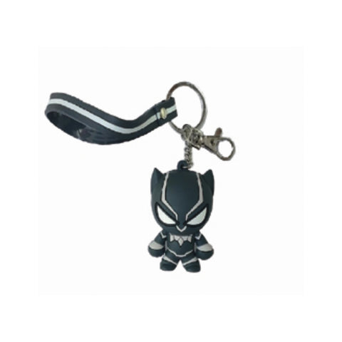 MARVEL DROP GLUE BLACK PANTHER KEYCHAIN