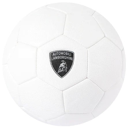 LAMBORGHINI #5 PVC MACHINE SEWING SOCCER BALL -WHITE