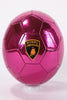 LAMBORGHINI #5 METALLIC PVC SOCCER BALL - PINK