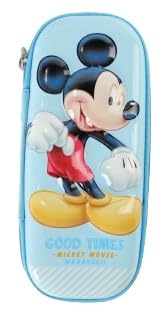 DISNEY MICKEY STATIONERY CASE HARDSHELL EMBOSSED - BLUE