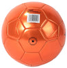 LAMBORGHINI #5 METALLIC PVC MACHINE STITCHING SOCCER BALL - ORANGE