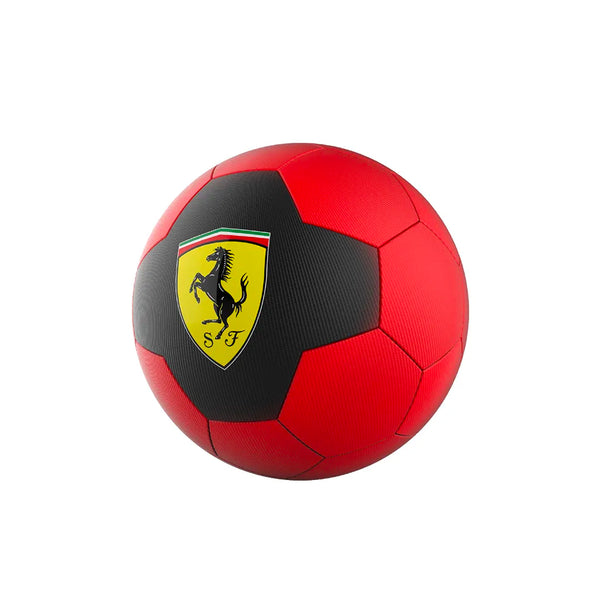 FERRARI MACHINE SEWING SOCCER BALL RED-BLACK