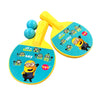 MINIONS PING-PONG/TABLE TENNIS RACKET SET