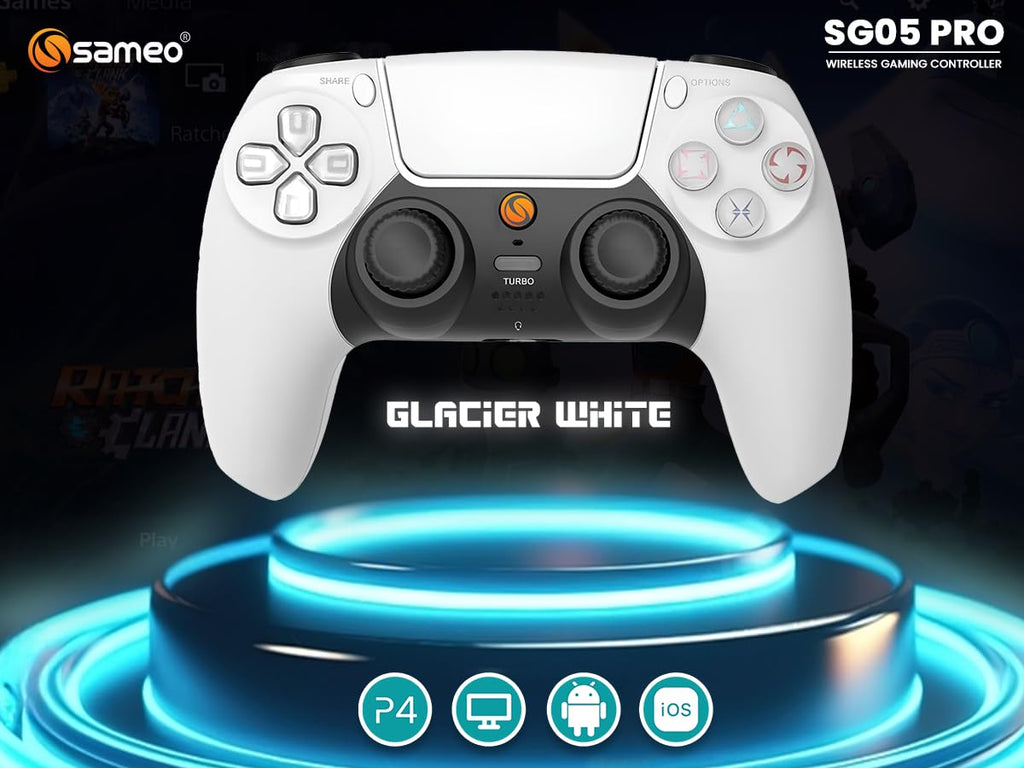Sameo SG05 Pro: Wireless Gamepad for PS4/PC/Android/iOS PS4 CONTROLLER