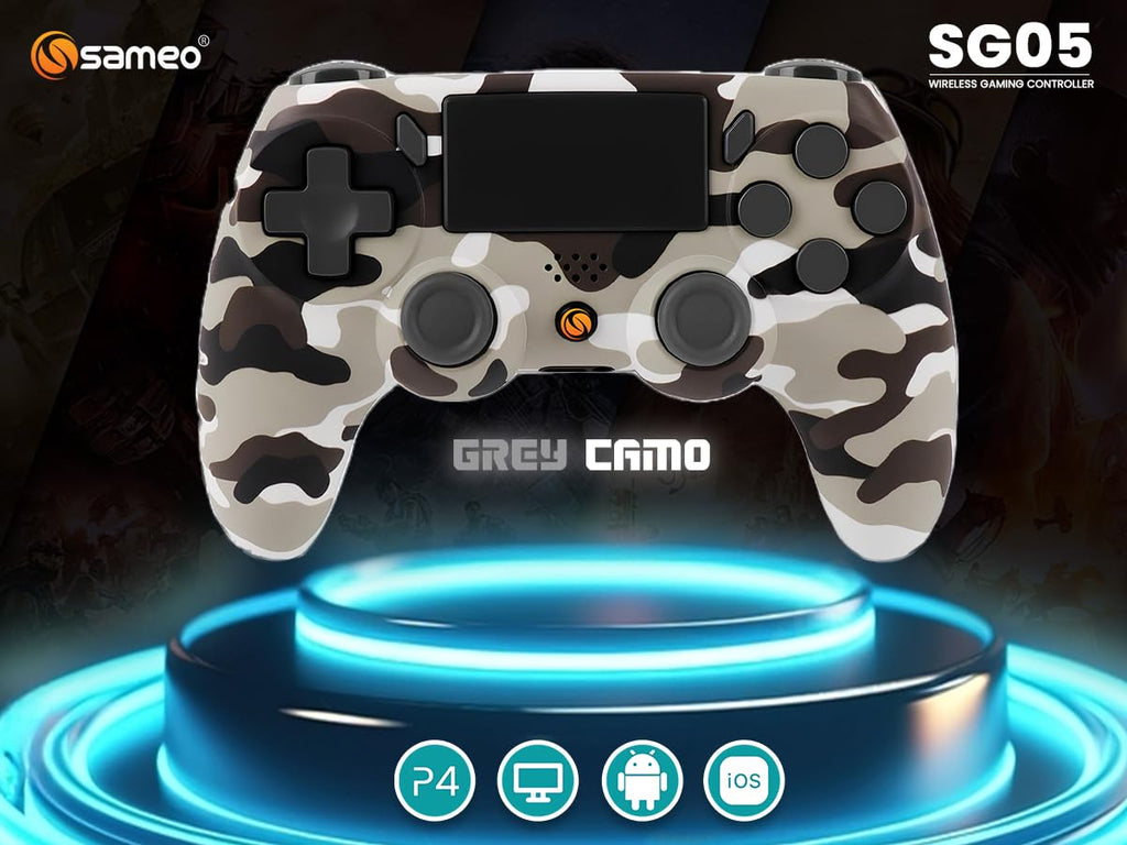 Sameo SG05: Wireless Gamepad for PS4/PC/Android/iOS PS4 CONTROLLER | Sameo