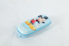 DISNEY MICKEY STATIONERY CASE HARDSHELL EMBOSSED - BLUE