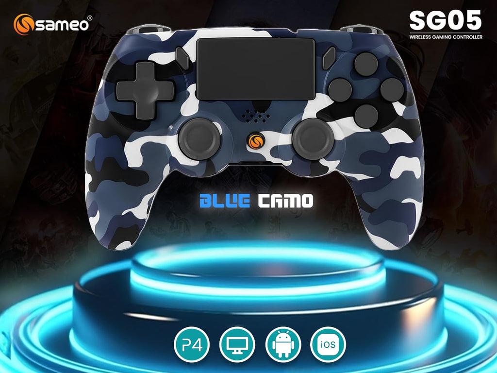 Sameo SG05: Wireless Gamepad for PS4/PC/Android/iOS PS4 CONTROLLER | Sameo