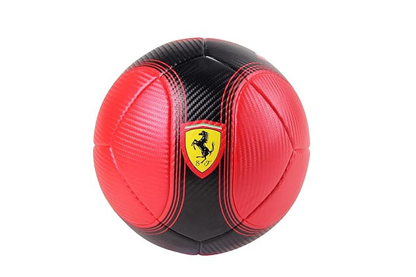 FERRARI MACHINE SEWING SOCCER BALL RED-BLACK