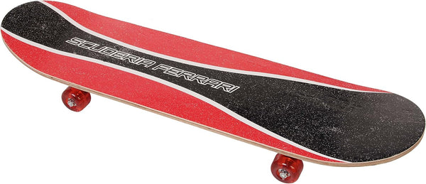 FERRARI DOUBLE KICK SKATEBOARD - RED / BLACK