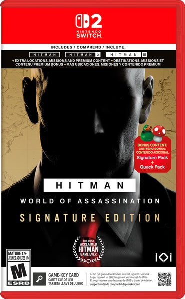 NINTENDO SWITCH 2 HITMAN WORLD OF ASSASSINATION - SIGNATURE EDITION