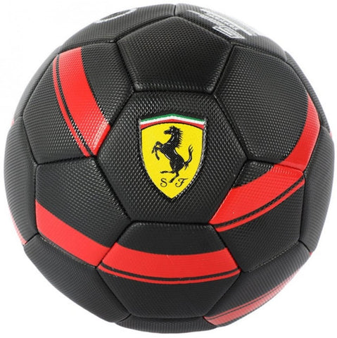 FERRARI #5 MACHINE SEWING SOCCER BALL - BLACK