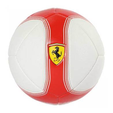 FERRARI MACHINE SEWING SOCCER BALL RED-WHITE