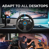 Sameo SV22 Racing Wheel with Pedals | 270° Steering Wheel | Paddle Shifters | Vibration Feedback | USB Racing Wheel for PS5 | PS4 | PS3 | Xbox One | Xbox Series X|S | Switch | Switch 2 & PC