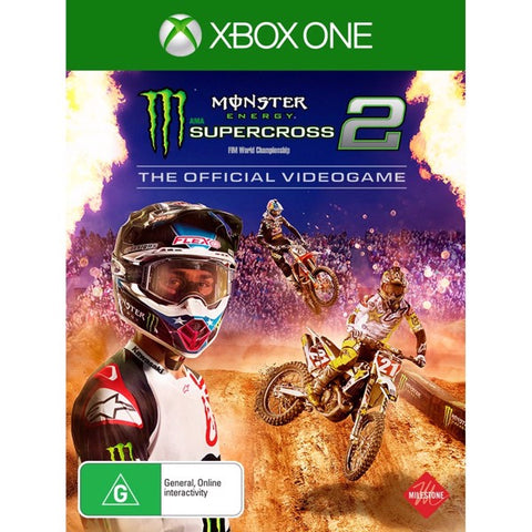 XBOX ONE MONSTER ENERGY SUPERCROSS 2 THE OFFICIAL VIDEOGAME