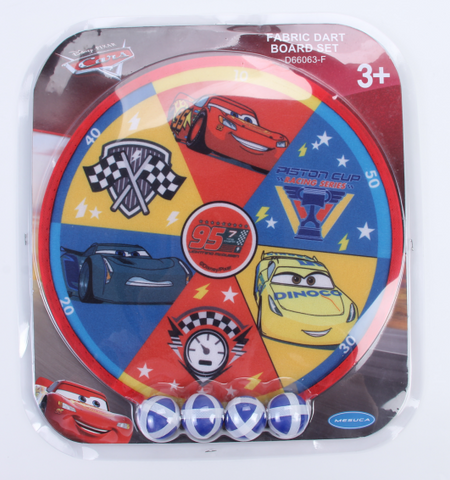 DISNEY PIXAR CARS SLIME-BALL DART BOARD